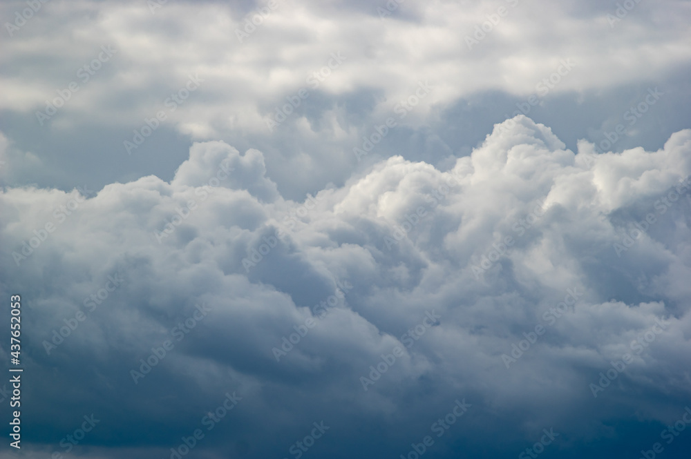 Thunderclouds in the sky on a spring day Thunderclouds in the sky on a spring day