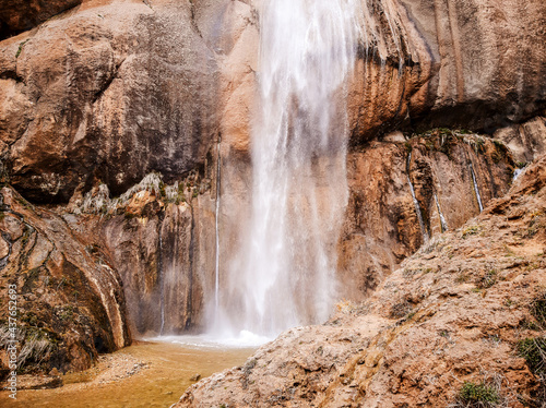 Semirom Waterfall Inside Rocks