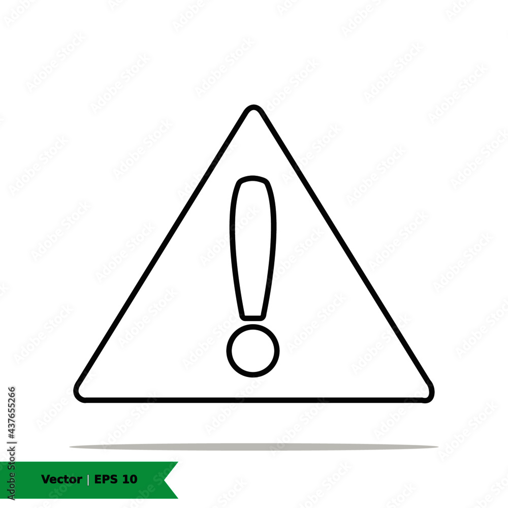 Alert, Beware, Caution, Danger, Attention Icon Illustration. Warning Sign Symbol. Vector Line Icon EPS 10 Alert, Beware, Caution, Danger, Attention Icon Illustration. Warning Sign Symbol. Vector Line Icon EPS 10