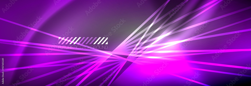Neon dynamic beams vector abstract wallpaper background. Wallpaper background, design templates for business or technology presentations, internet posters or web brochure covers Neon dynamic beams vector abstract wallpaper background. Wallpaper background, design templates for business or technology presentations, internet posters or web brochure covers