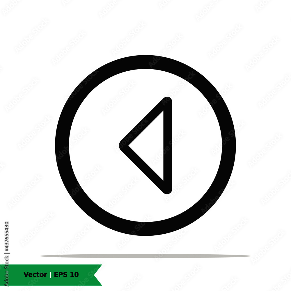 Left Arrow, Back Icon Illustration. Arrow Sign Symbol. Vector Line Icon EPS 10 Left Arrow, Back Icon Illustration. Arrow Sign Symbol. Vector Line Icon EPS 10