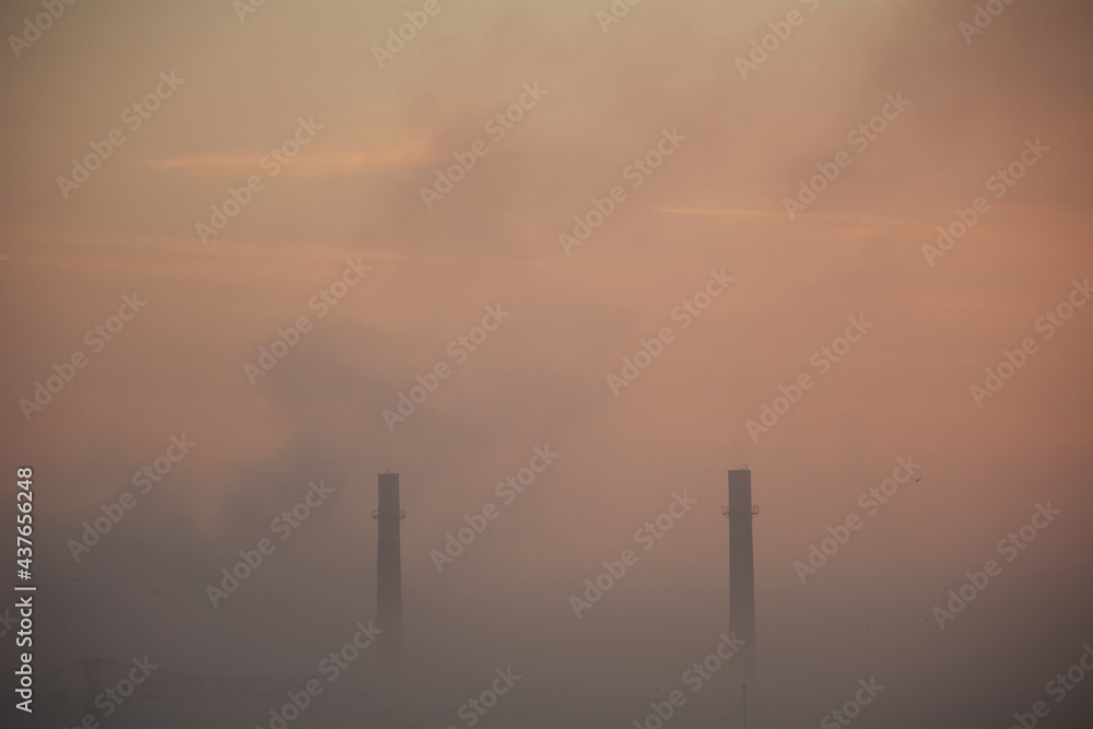 Obraz premium smoke from a chimney