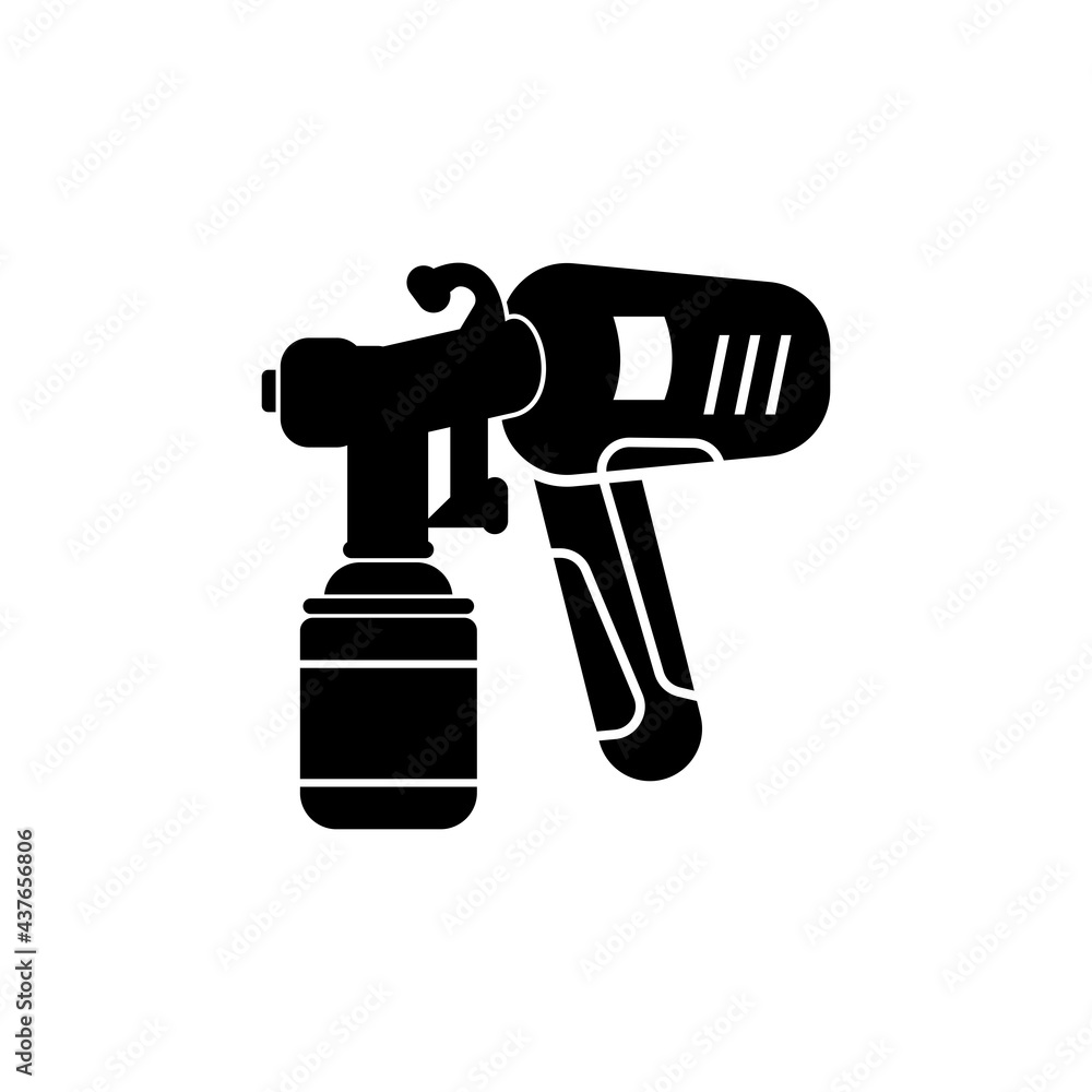spray gun icon vector sign symbol spray gun icon vector sign symbol