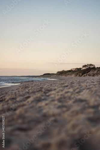 sunset on the beach