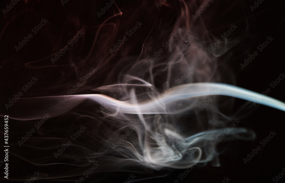 Elegant abstract smoke wave