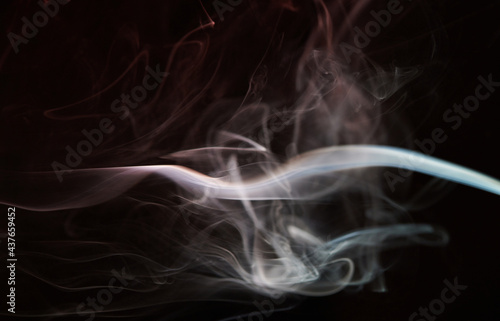 Elegant abstract smoke wave