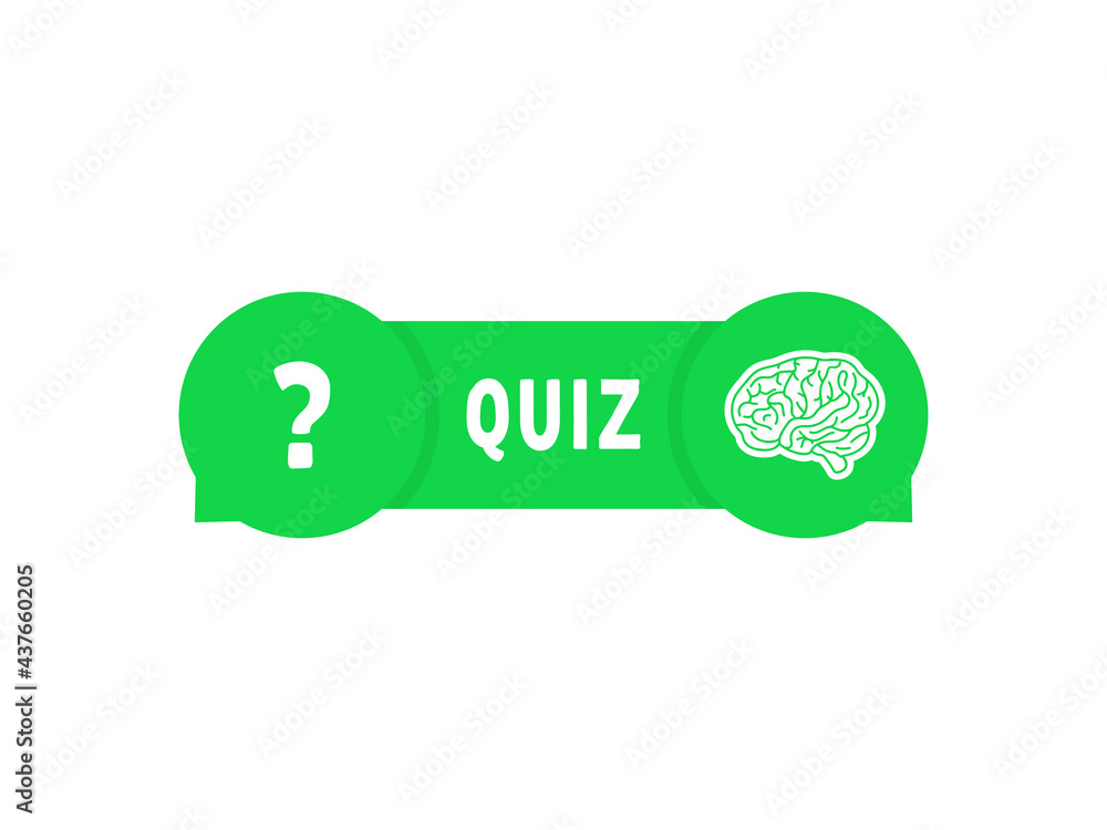 green quiz button with speech bubbles green quiz button with speech bubbles