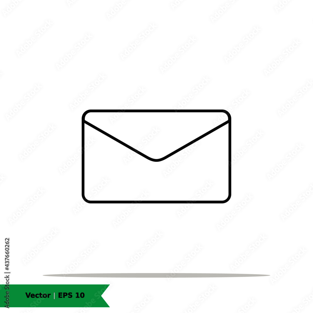 Mail, Message, Letter and Inbox Icon Illustration Logo Template. Envelope Sign Symbol. Vector Line Icon EPS 10 Mail, Message, Letter and Inbox Icon Illustration Logo Template. Envelope Sign Symbol. Vector Line Icon EPS 10