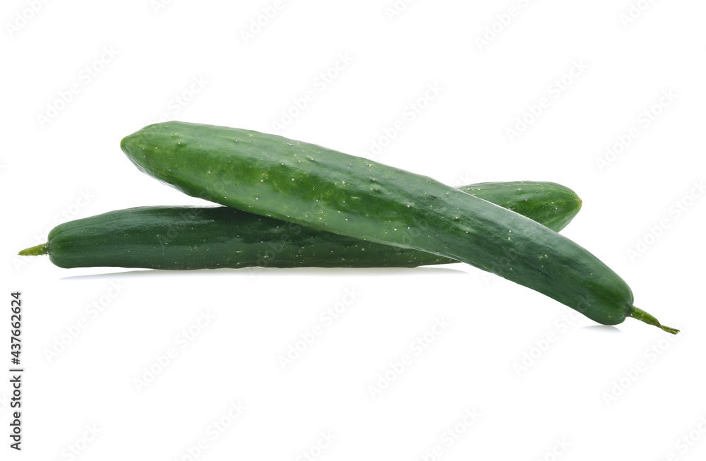 cucumber isolated on white background cucumber isolated on white background