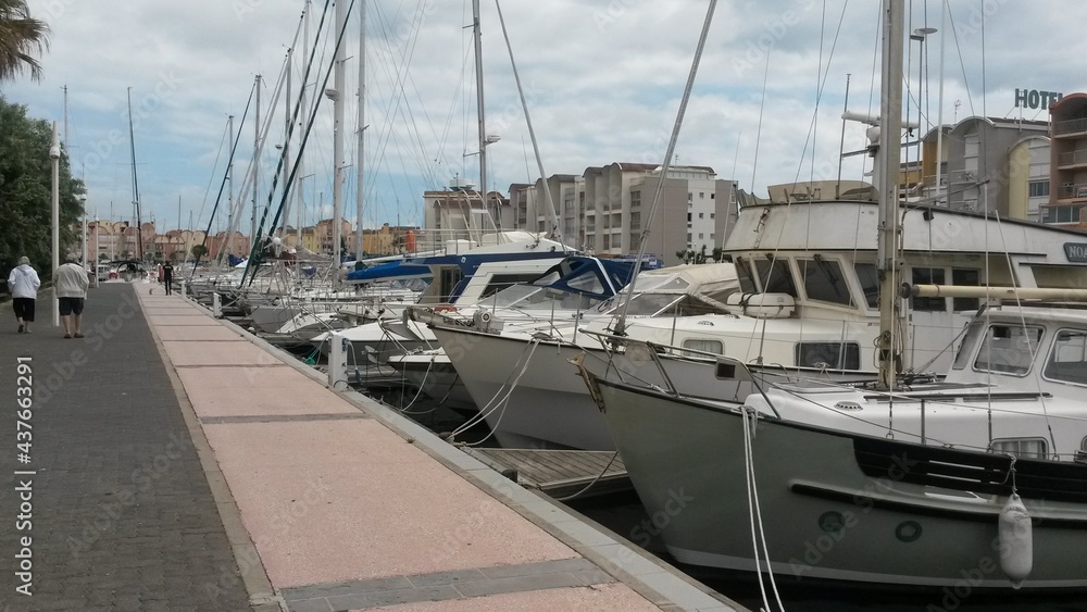 Gruissan Harbour France