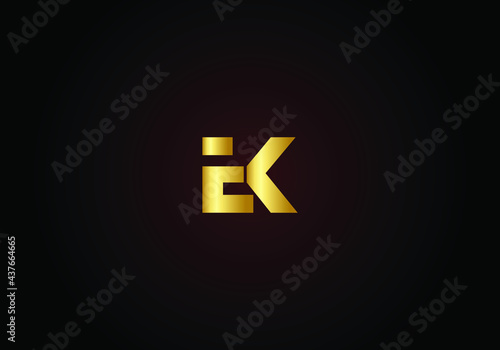 EK creative luxury premium letter logo