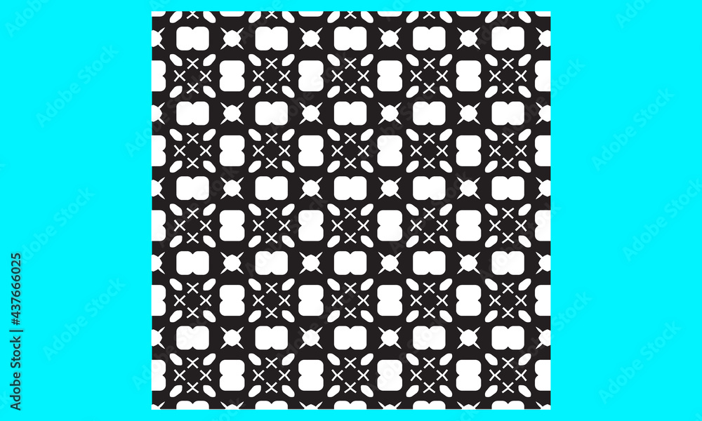 Black retro pattern