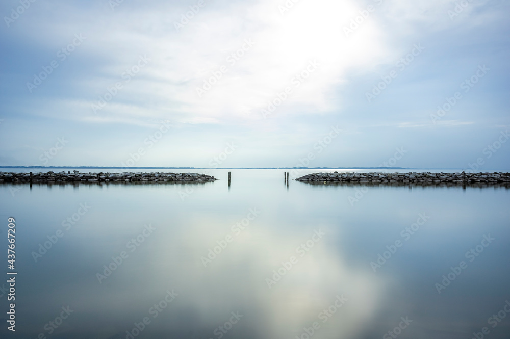 鏡面の霞ヶ浦