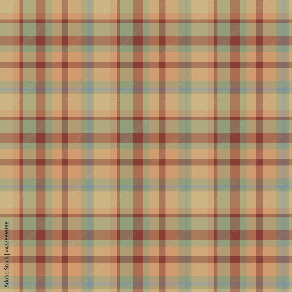Plaid seamless pattern. Vector background of textile ornament. Flat fabric design. Plaid seamless pattern. Vector background of textile ornament. Flat fabric design.