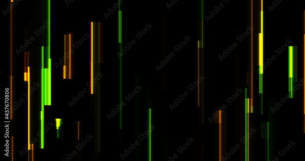 Abstract green orange tech glowing neon lines background. Laser glitch effect retro motion design. Seamless looping. Video animation 4K 4096x2160 Abstract green orange tech glowing neon lines background. Laser glitch effect retro motion design. Seamless looping. Video animation 4K 4096x2160