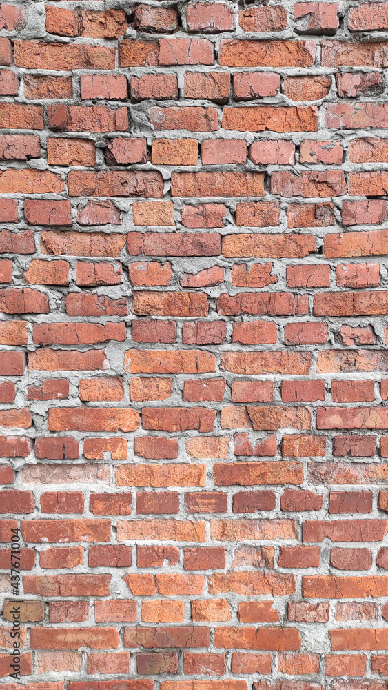 Obraz premium red brick wall