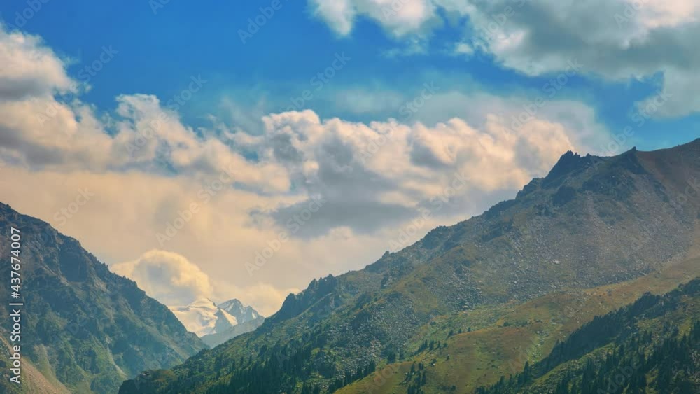 Clouds and mountains. Kazakhstan Clouds and mountains. Kazakhstan