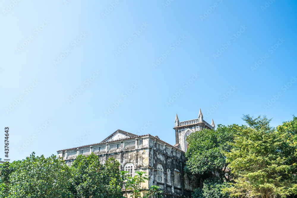 The Catholic Church on Weizhou Island in Beihai, Guangxi, China The Catholic Church on Weizhou Island in Beihai, Guangxi, China