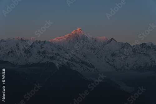 Meili Snow Mountains Twilight and Sunrise, Yunnan Province, China © SGUOPHOTOGRAPHY