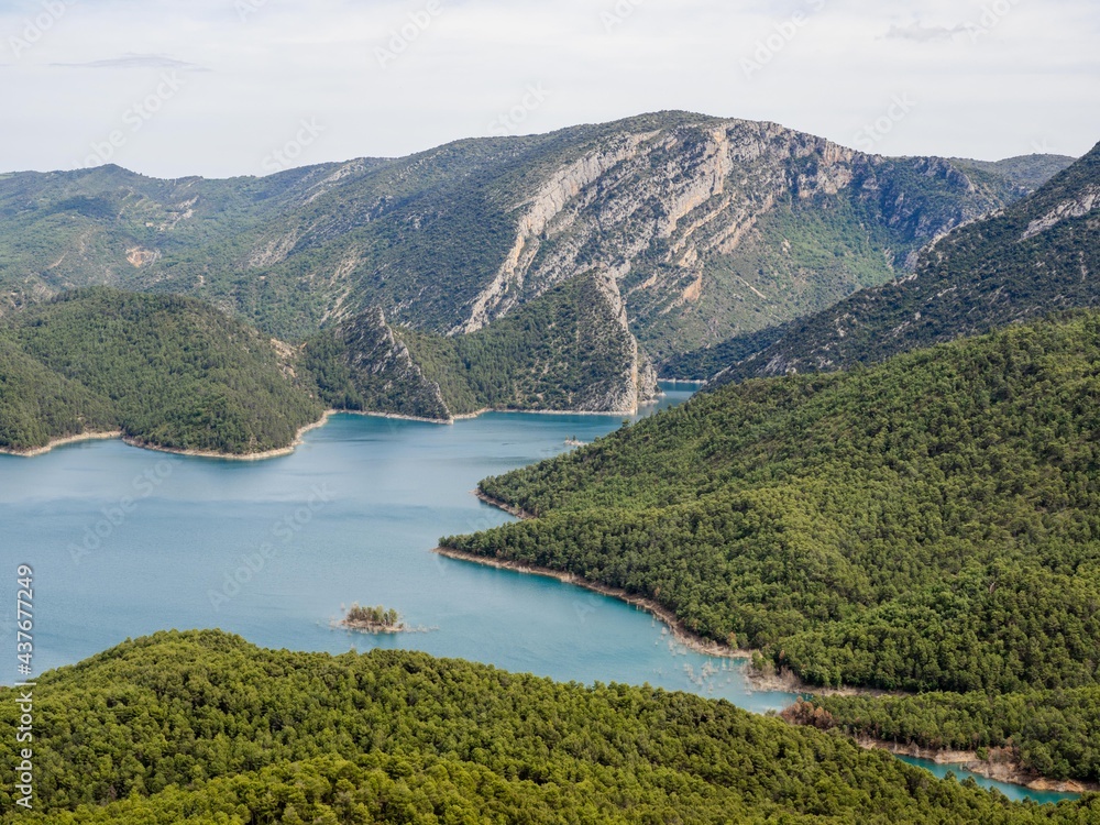 Canyelles reservoir, Huesca, Aragon, Spain