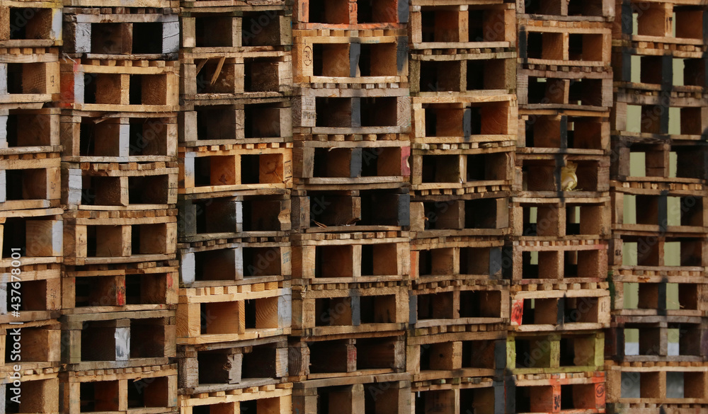 Stack of pallets