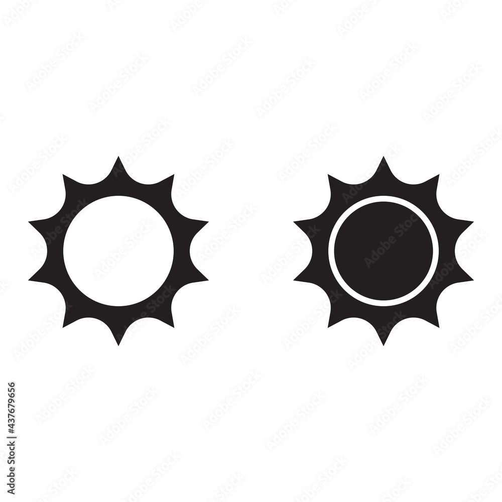 Vector sun Icon Vector sun Icon