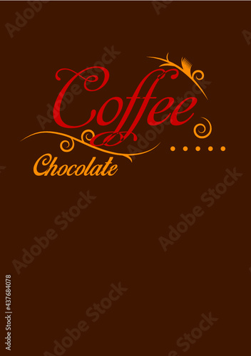 illustration of an background coffee