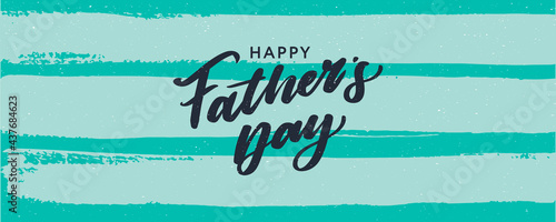 Happy father's day. Lettering. Banner Sale Brush text pattern vector