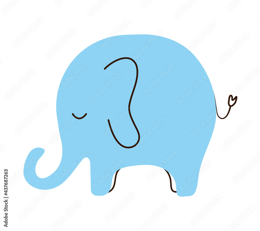 pretty elephant icon pretty elephant icon