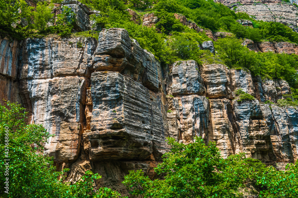 Rock layers in nature reserve