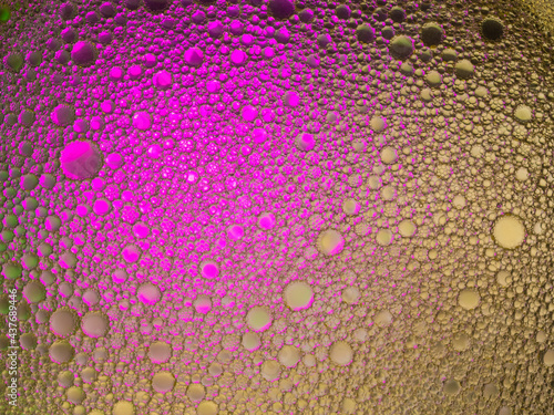 Mosaic of colored bubbles