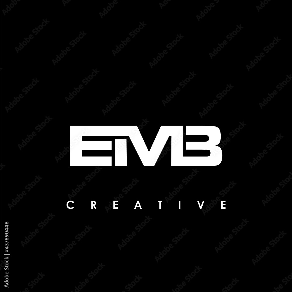 EMB Letter Initial Logo Design Template Vector Illustration