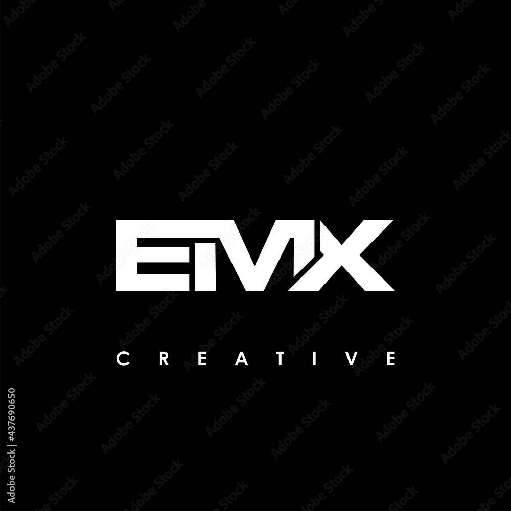 EMX Letter Initial Logo Design Template Vector Illustration