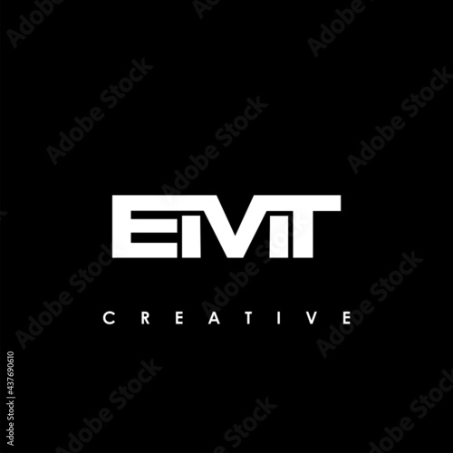 EMT Letter Initial Logo Design Template Vector Illustration