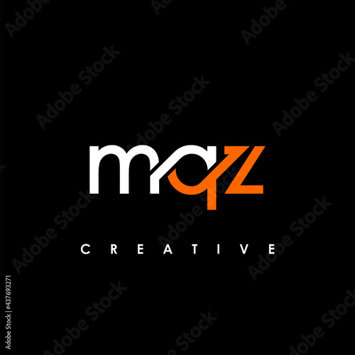 MQZ Letter Initial Logo Design Template Vector Illustration