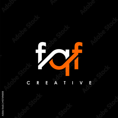 FQF Letter Initial Logo Design Template Vector Illustration photo