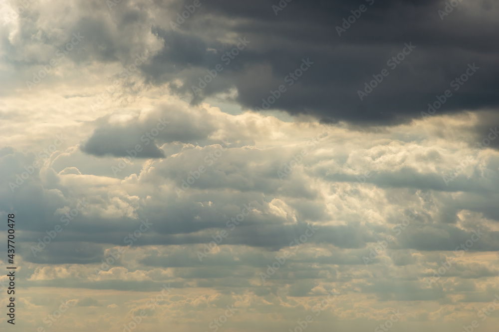 Beautiful summer landscape, storm clouds Beautiful summer landscape, storm clouds