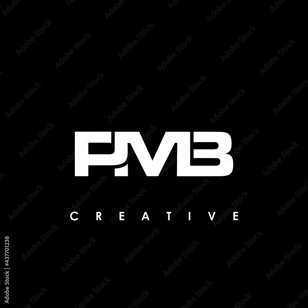 PMB Letter Initial Logo Design Template Vector Illustration