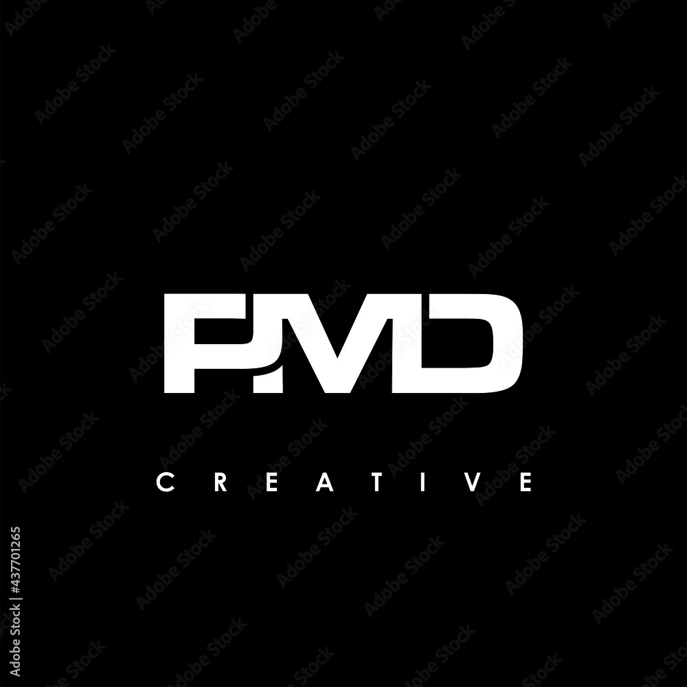 PMD Letter Initial Logo Design Template Vector Illustration