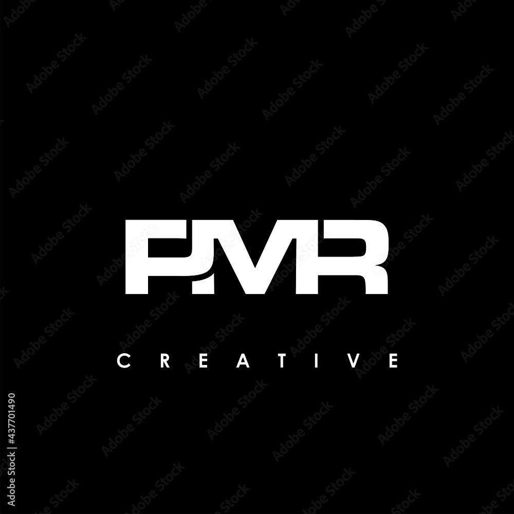 PMR Letter Initial Logo Design Template Vector Illustration