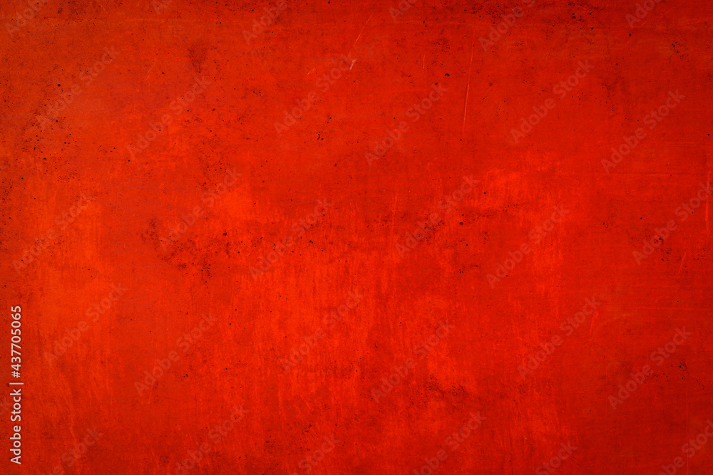 Red grunge texture with dark vignette