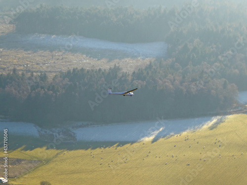 Glider at Bishop Hill in Fife photo