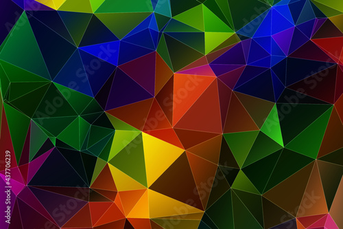 vector Low poly crystal background. Polygon design pattern. Low poly illustration  low polygon background.