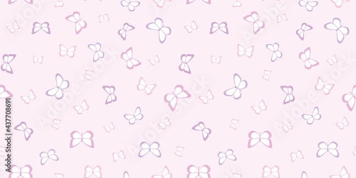 Butterfly seamless repeat pattern background