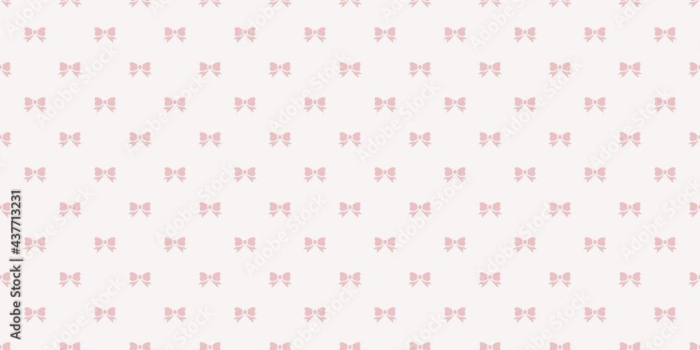 Bow seamless repeat pattern background.