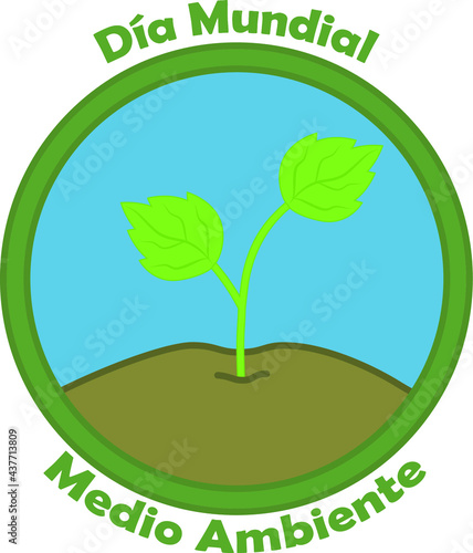 Logo para el día del medio ambiente.