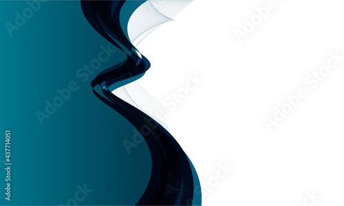  background blue wavy shape