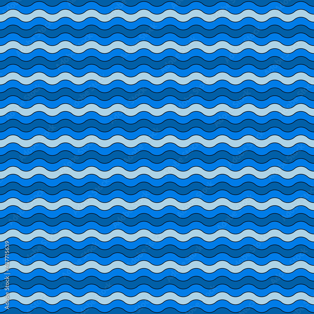 Aqua waves pattern. Abstract and decorative seamless blue waves wallpaper. Aqua waves pattern. Abstract and decorative seamless blue waves wallpaper.