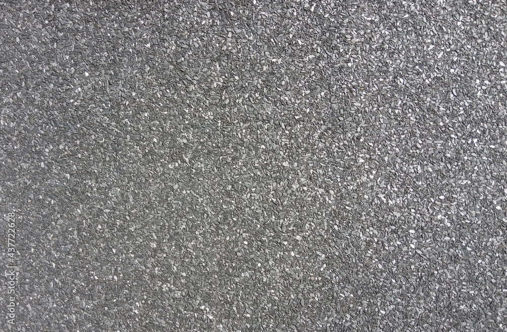 surface of gray decorative plaster on a mineral basis.