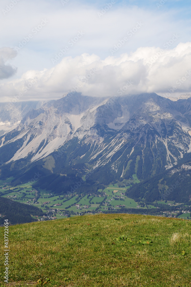 Obraz premium Planai mountain in Schladming, Austria